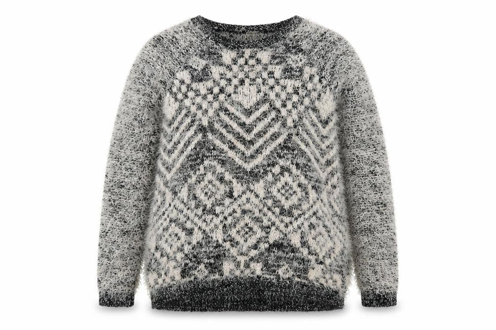 River Island Women's Multicoloured Geometric Jumper Size 14