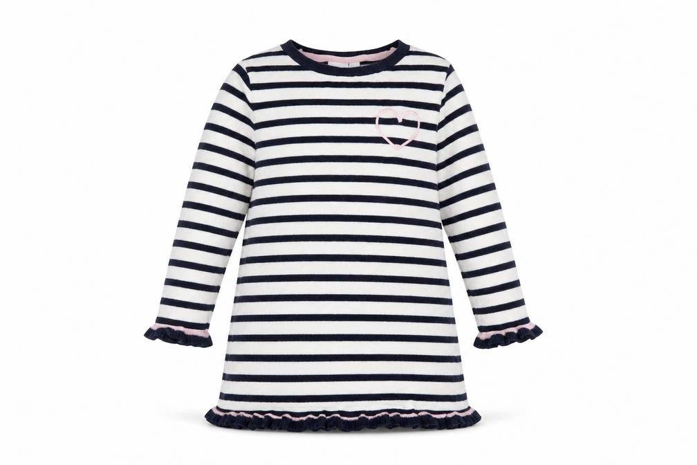 The Little White Company Girls Striped Pullover Jumper 4-5Y Multicoloured