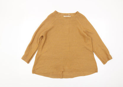 Additional front view of Honor Millburn Women's Beige Medium jumper