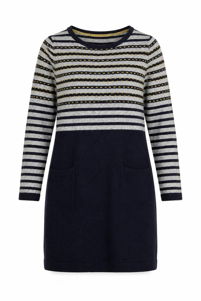 White Stuff Women's Multicoloured Striped Pullover Jumper