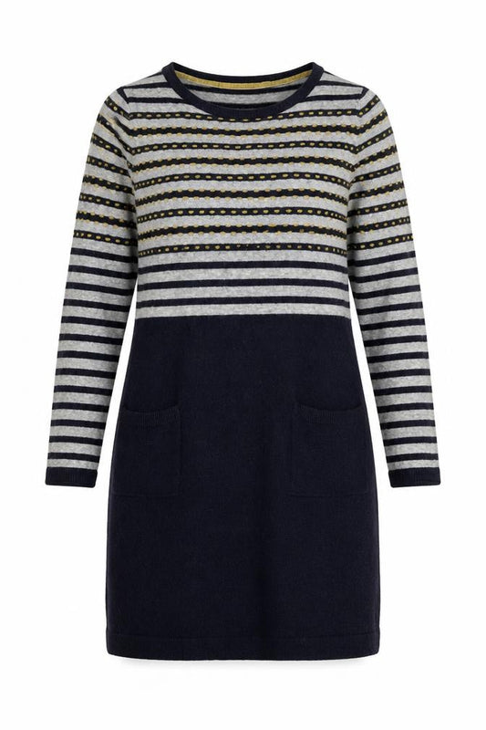 White Stuff Women's Multicoloured Striped Pullover Jumper