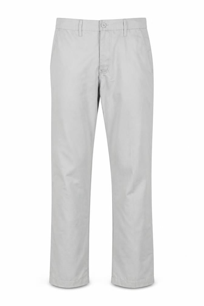 Dunlop Men's Grey Chino Trousers, Size S, Polyester