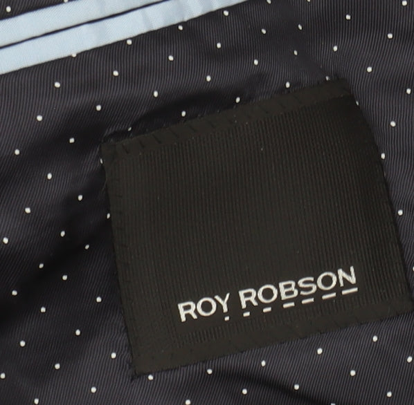 Roy Robson Men's Blue Blazer, Size 46 Regular Fit