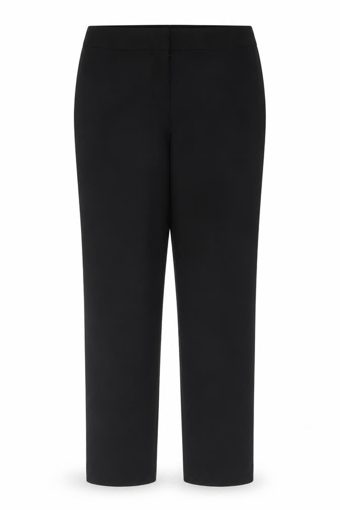 Et Vous Women's Black Straight-Leg Trousers Size 14