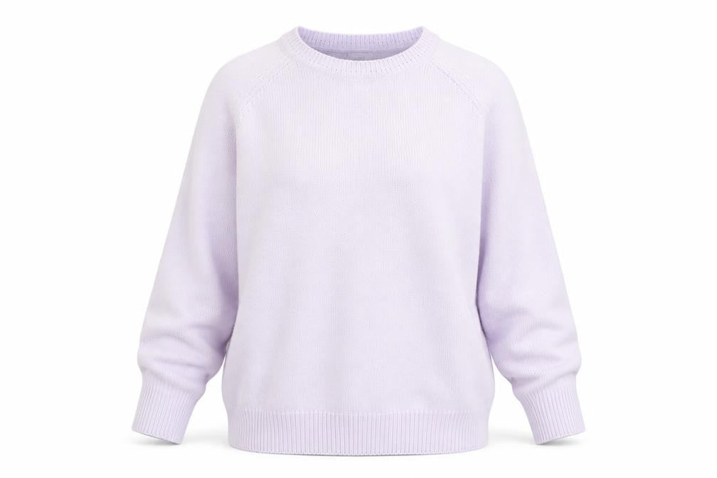 Joie de Vivre Women's Purple Cotton Pullover Jumper M