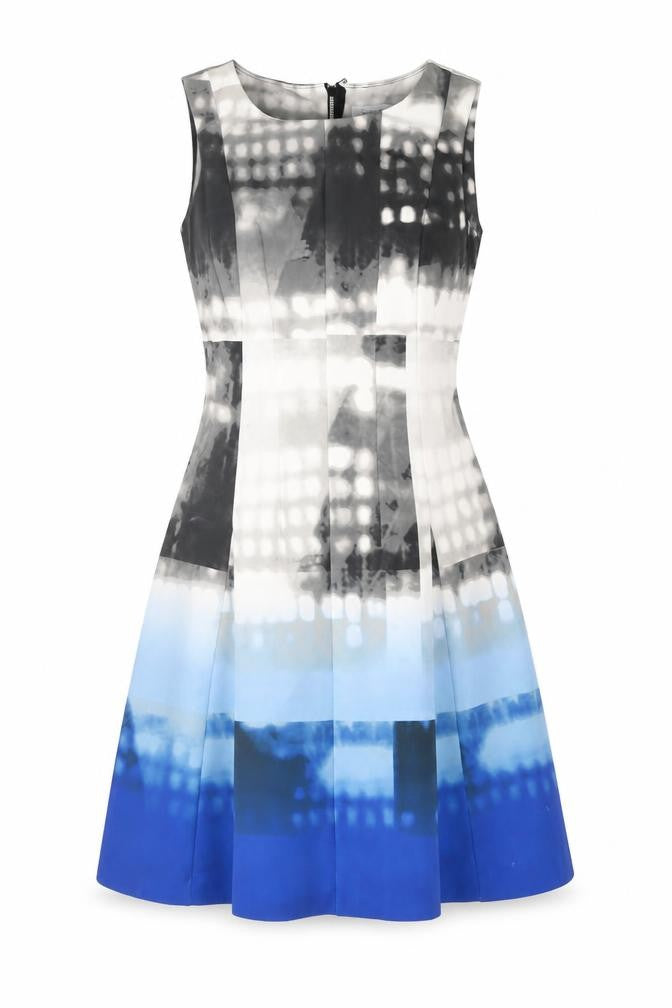 Calvin Klein Women's Multicoloured Fit & Flare Dress