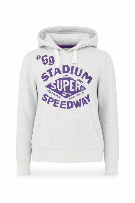 Superdry Women's White Pullover Hoodie S
