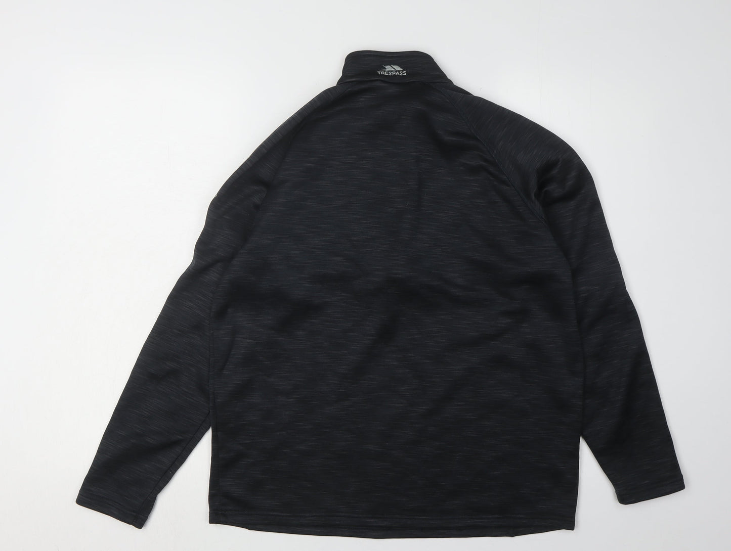 Trespass Men's Black 1/2 Zip Sweatshirt M