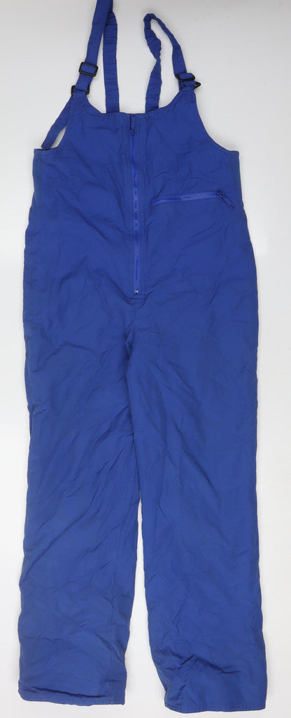 Marks & Spencer Men's Blue Snow Pants, S, Adjustable Waist