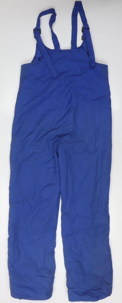 Marks & Spencer Men's Blue Snow Pants, S, Adjustable Waist