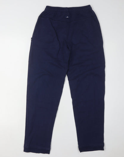 Back view of Adidas Women's Blue Jogger Trousers XS