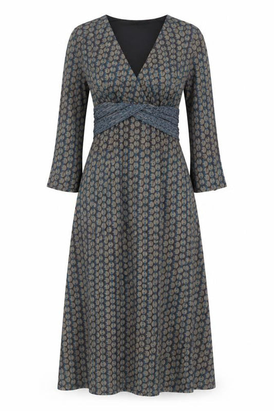 On Whistle Stuff Women's Multicoloured Wrap Dress, Size 10