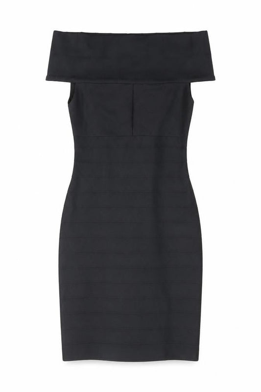 Joseph Ribkoff Women's Black Off-Shoulder Sheath Dress