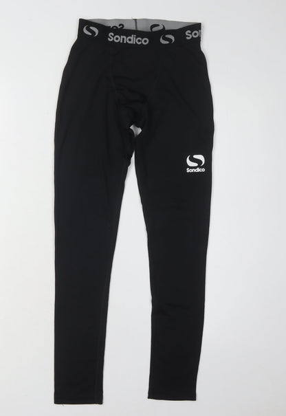 Sondico Boys Black Compression Leggings 146 Athletic