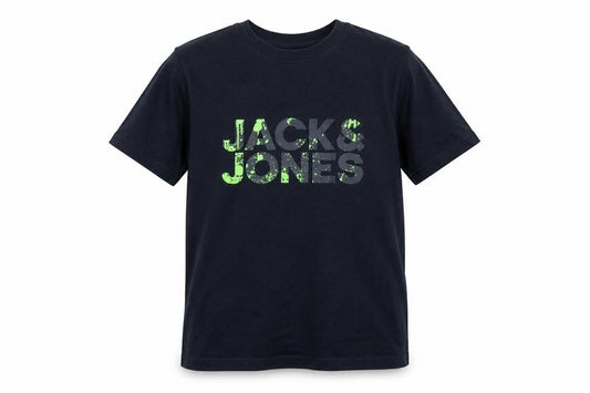 Jack & Jones Men's Black Graphic Print T-Shirt - L