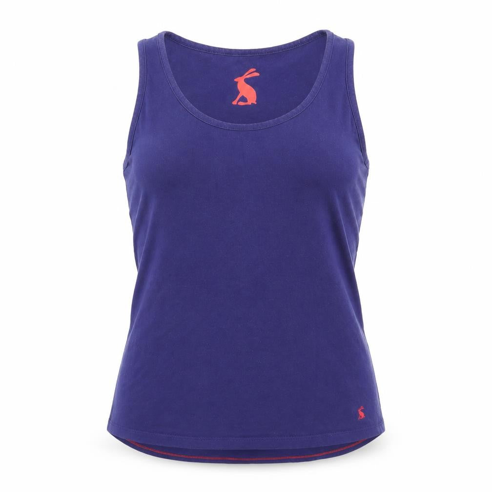 Joules Women's Purple Tank Top, Size M, Scoop Neck