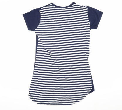 Harry Potter Teens Blue Striped T-Shirt, Size 6-8