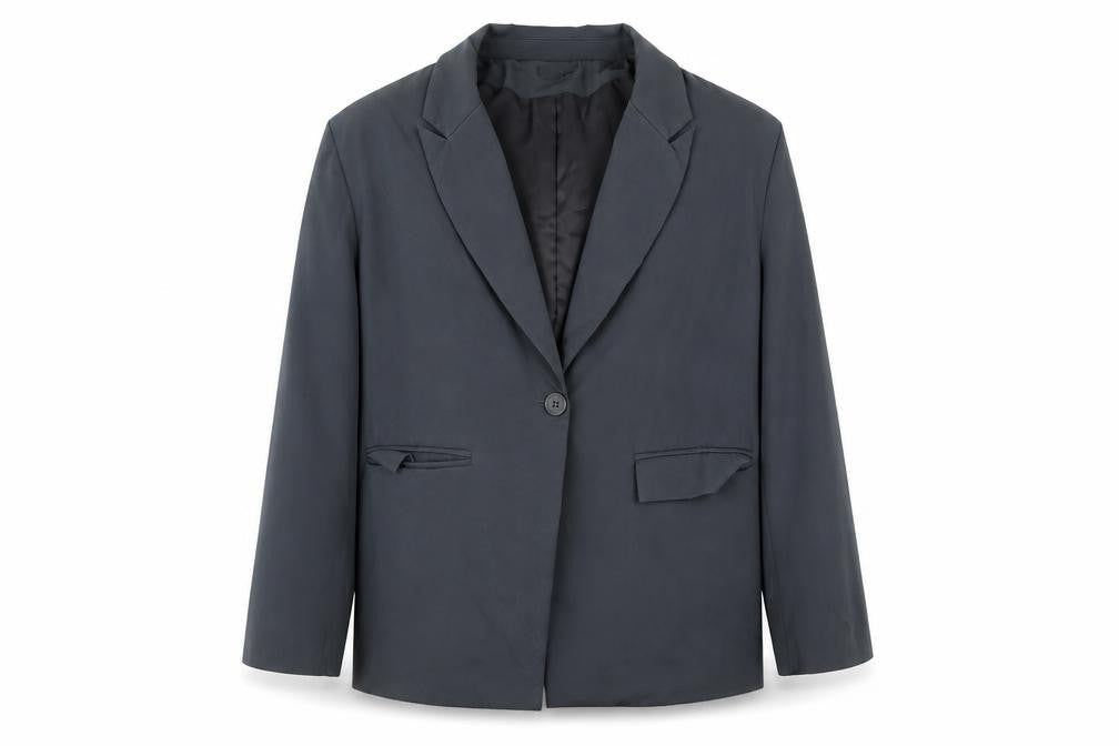 PrettyLittleThing Women's Black Blazer Size 10