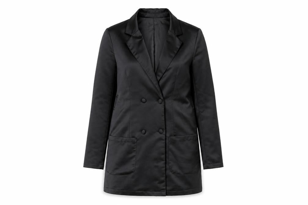 Nasty Gal Women's Black Size 6 Double-Breasted Jacket