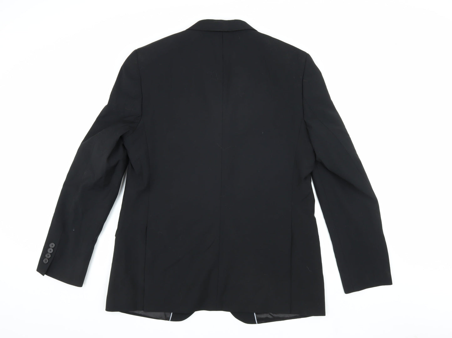 Marks & Spencer Men's Black Wool Jacket 42 Long