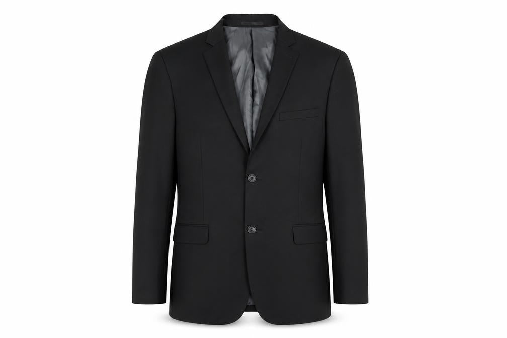 Topman Men's Black 40R Blazer Single-Breasted