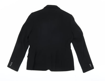Back view of French Connection Women's Black Blazer, size 16