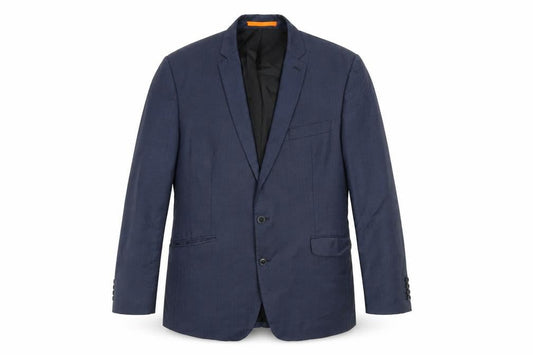 Ben Sherman Men's Blue Single Breasted Polyester Blazer Jacket Size 44 Regular