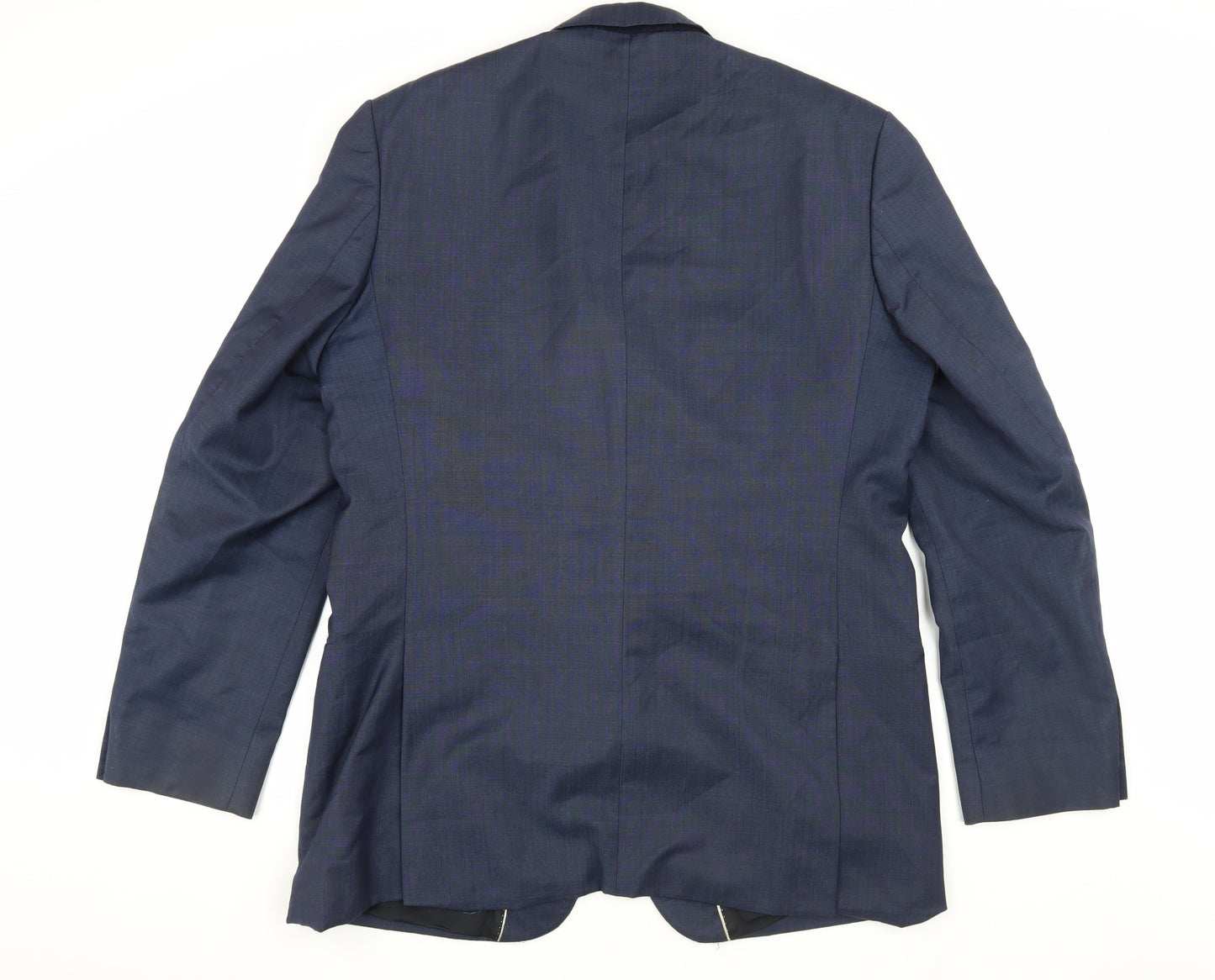 Ben Sherman Men's Blue Single Breasted Polyester Blazer Jacket Size 44 Regular