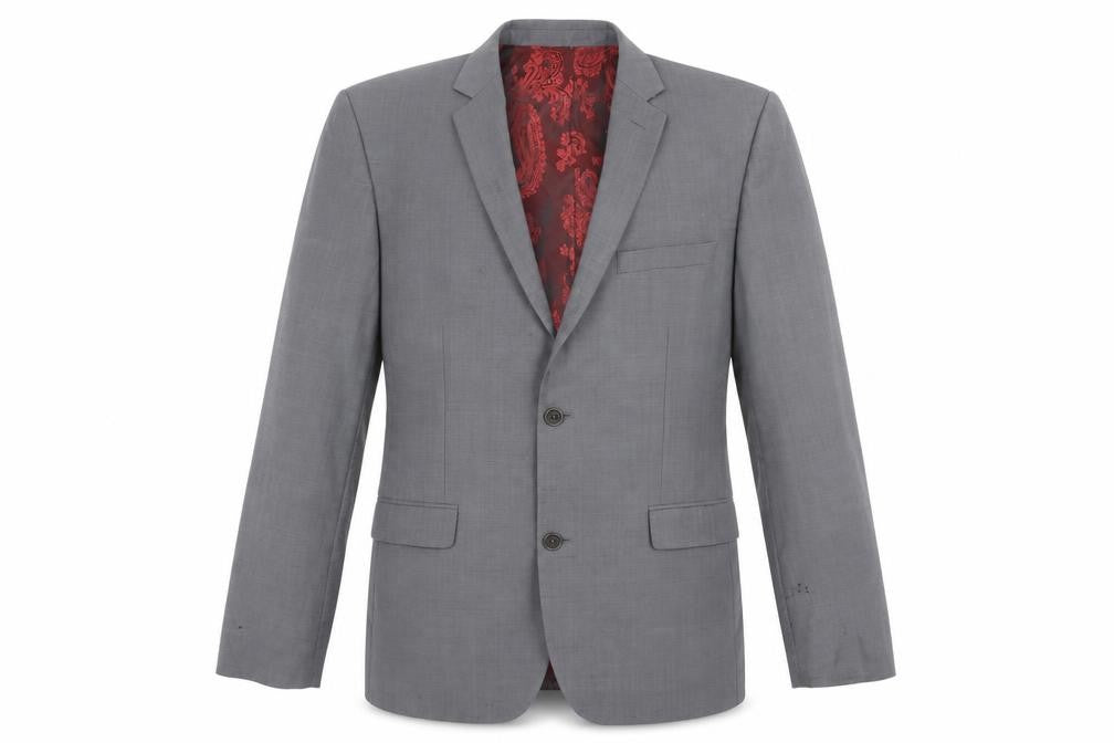 Ted Baker Men's Grey Wool Blazer 40R Business Formal