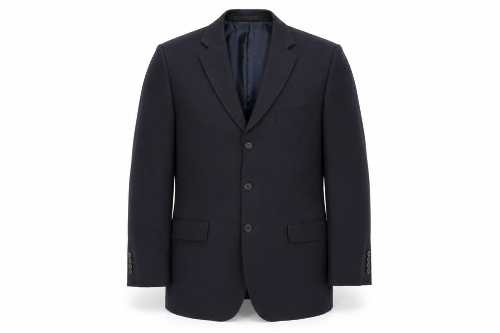 Marks & Spencer Men's Navy Blazer, Size 42R, Wool Blend