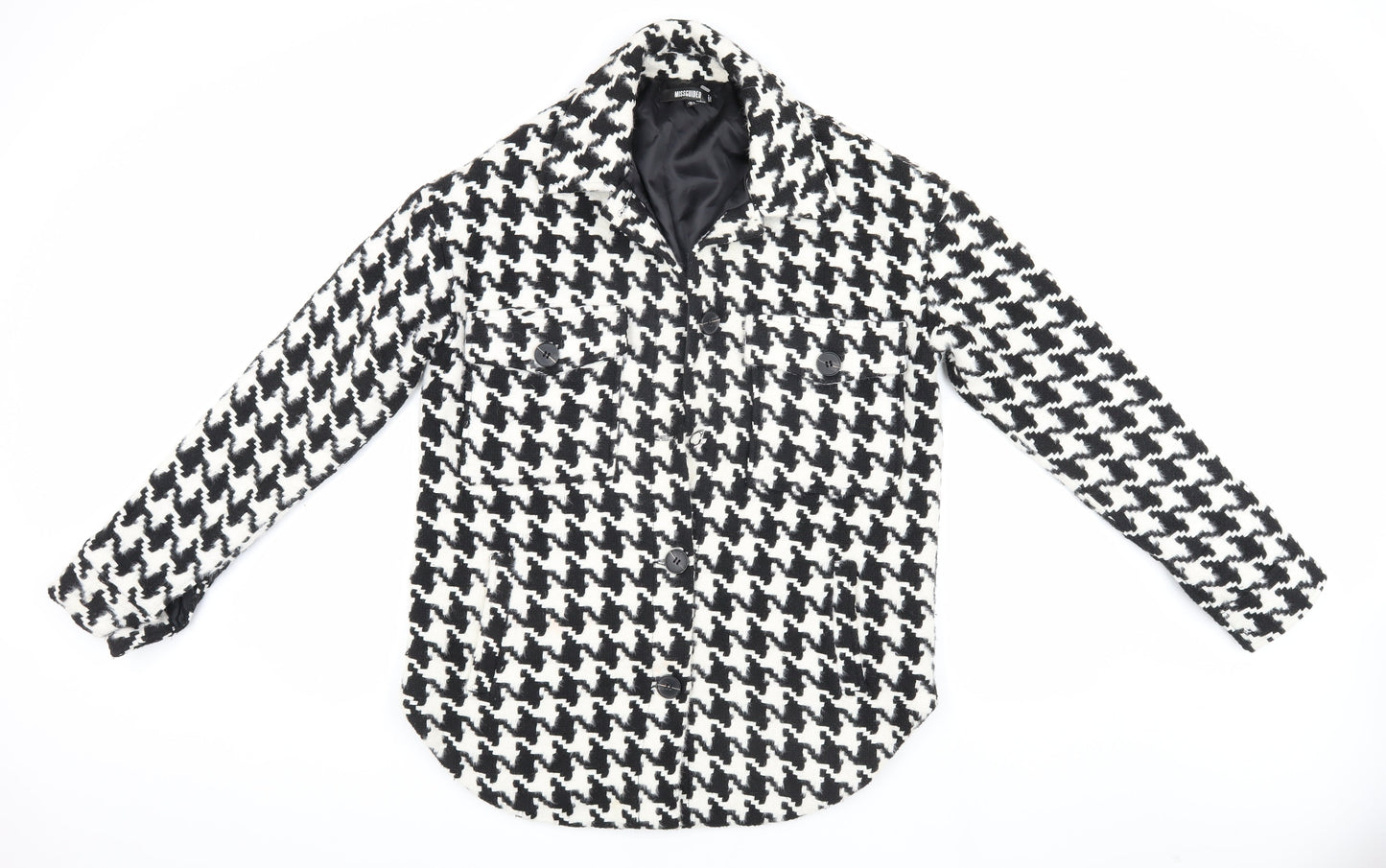 Missguided Women's Houndstooth Jacket Size 6 Classic