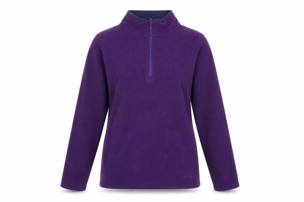 Peter Storm Women's Purple Fleece Sweatshirt Size 12