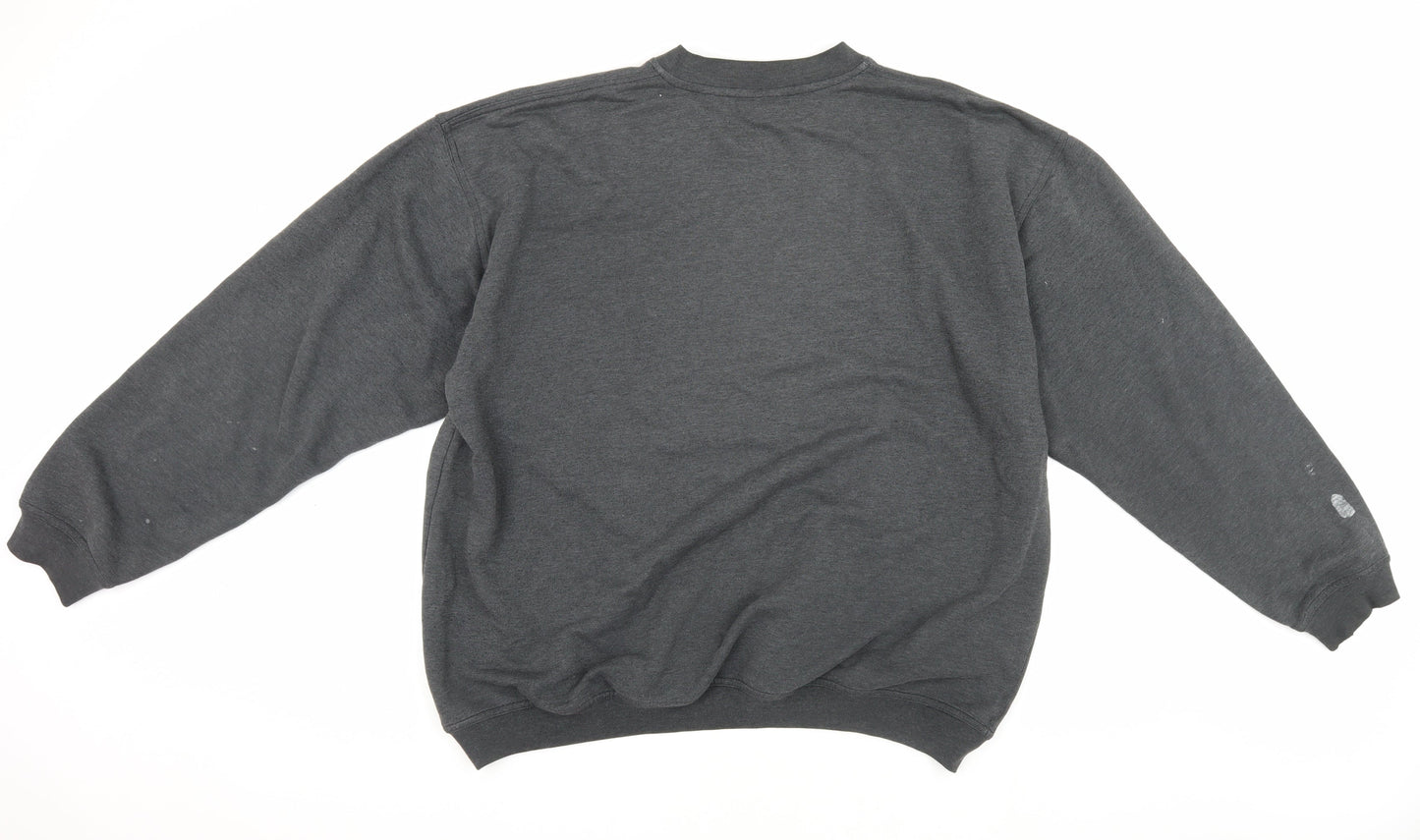 Adidas Men's Grey Pullover Sweatshirt - Size L