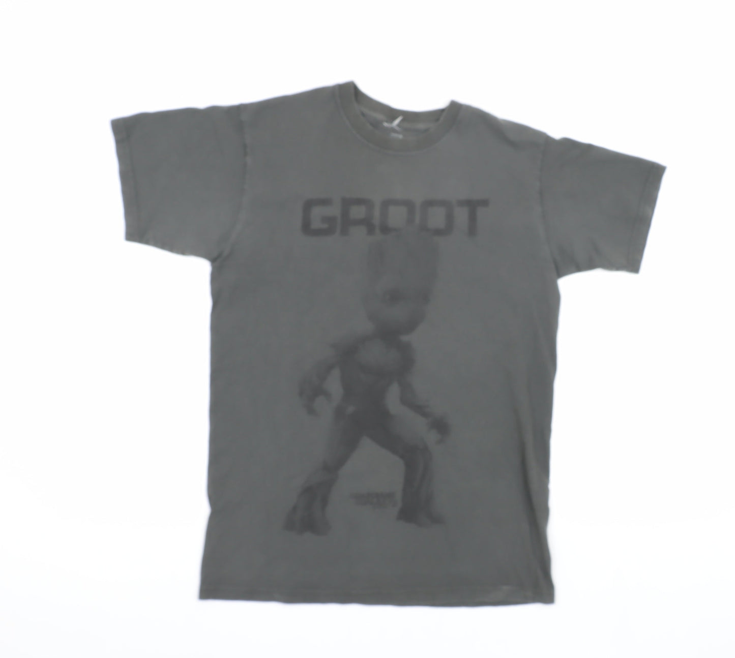 Rock Off Men's Grey Groot T-Shirt, Size S, Movie Theme
