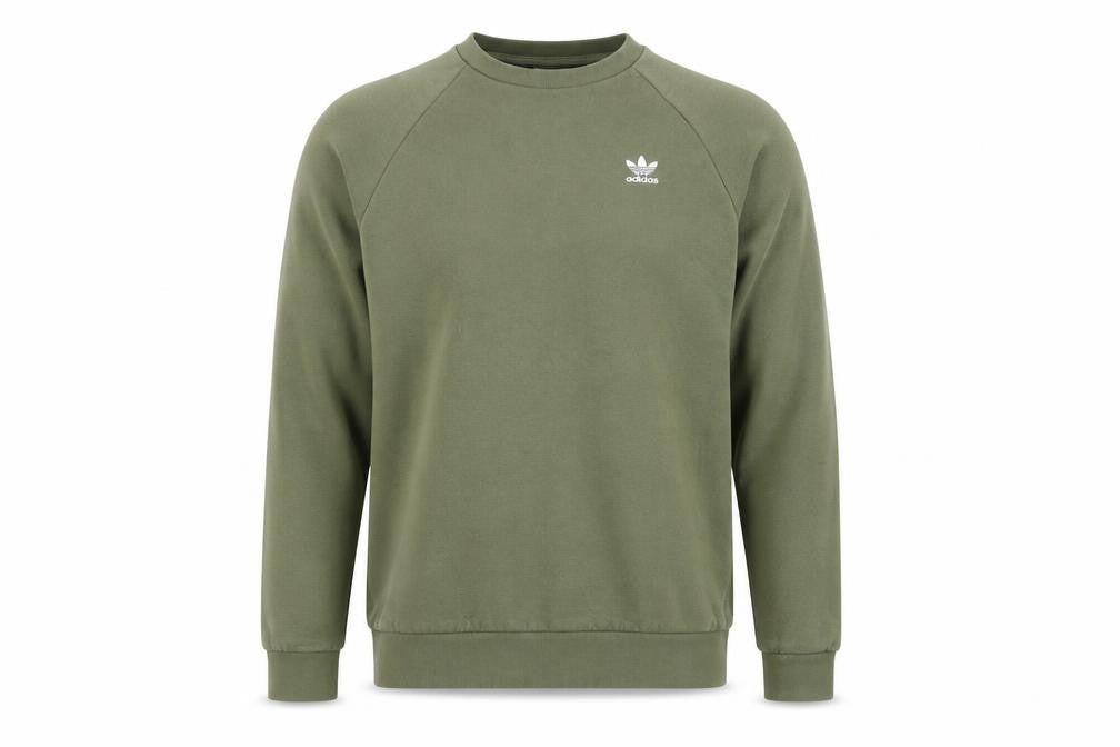 Adidas Men's Green Pullover Sweatshirt Size S