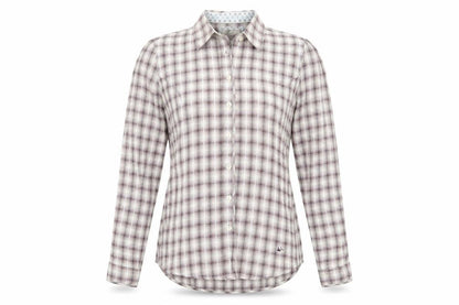 Front view of Mantaray Women's Multicoloured Plaid Button-Up Shirt 12