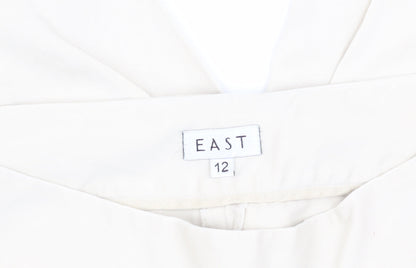 East Women's Beige Cropped Trousers Size 12