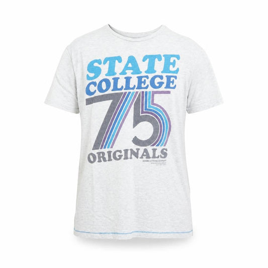 Jack & Jones Men's Grey College Theme T-Shirt, Size S