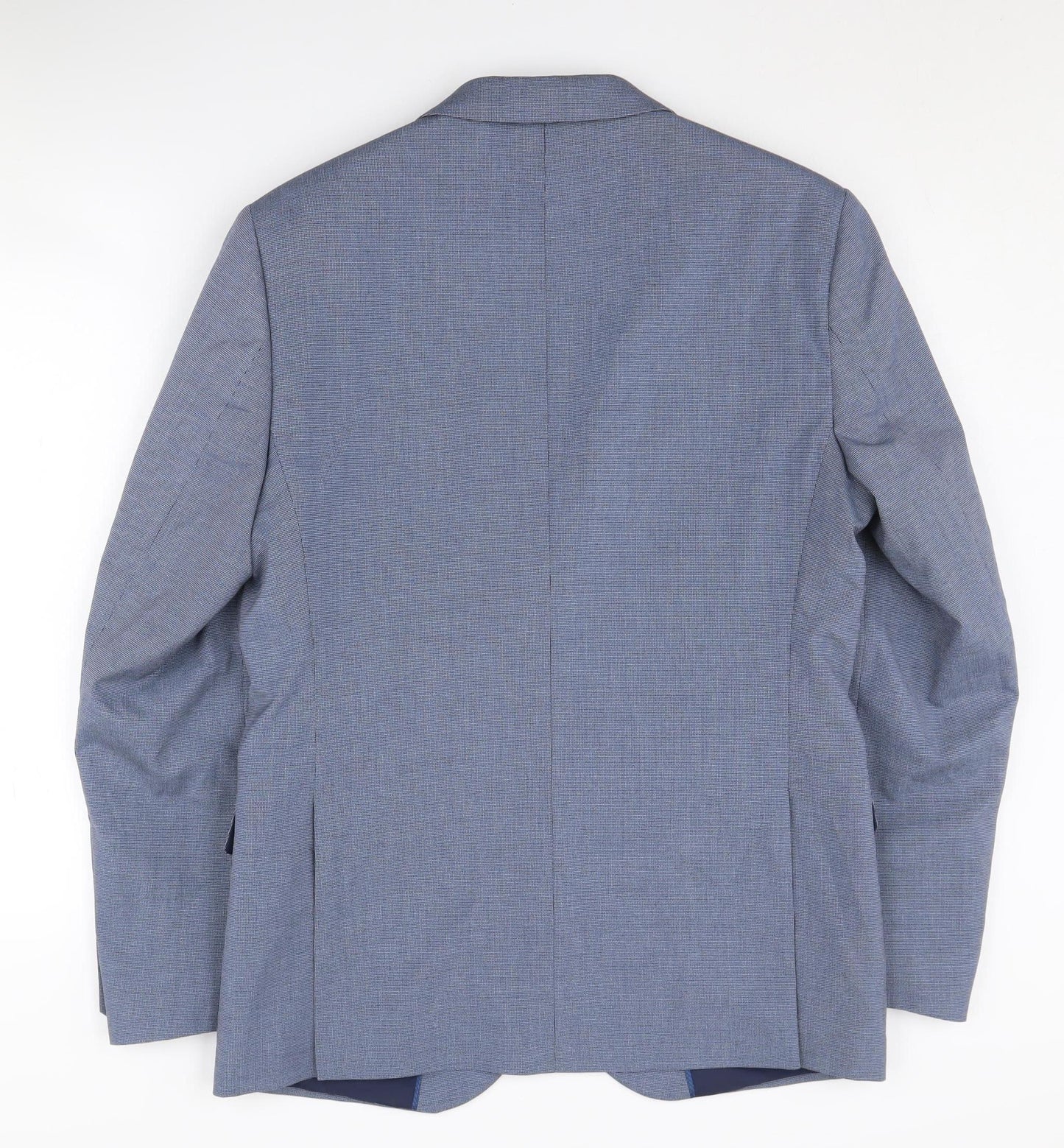 M&S Men's Blue Regular Fit Blazer, Size 38R