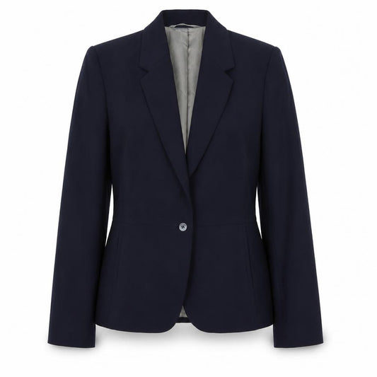 Next Women's Black Blazer UK 12 One-Button Regular Fit