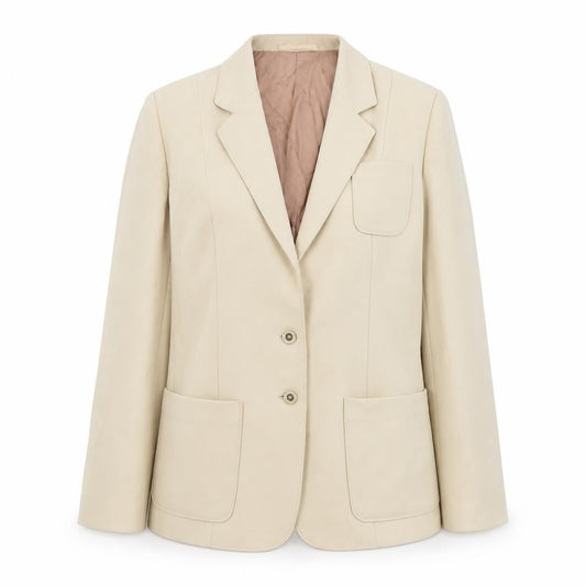 Kestila Women's Beige Blazer, Size 10, Regular Fit