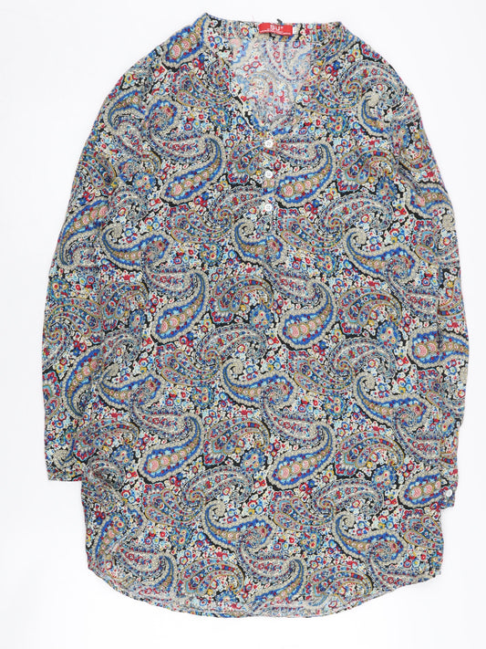 SU Women's Multicoloured Paisley Blouse L