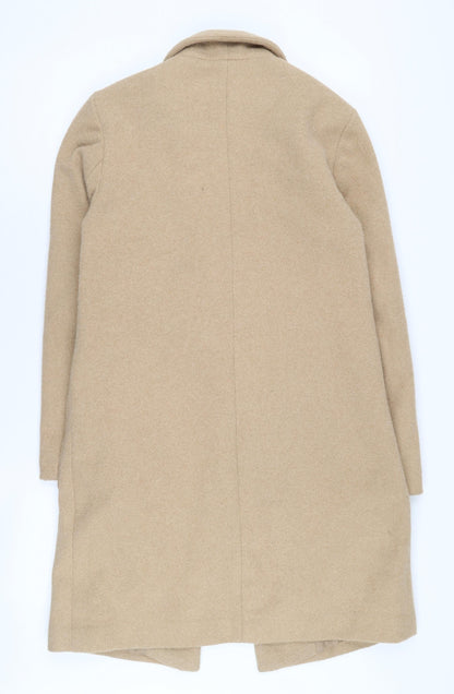 New Look Beige Petite Overcoat, Women Size 6