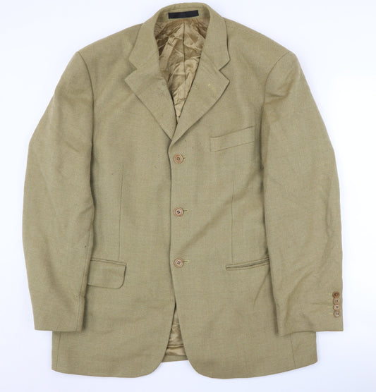 Marks and Spencer Men's Beige Wool Blazer 40 Short