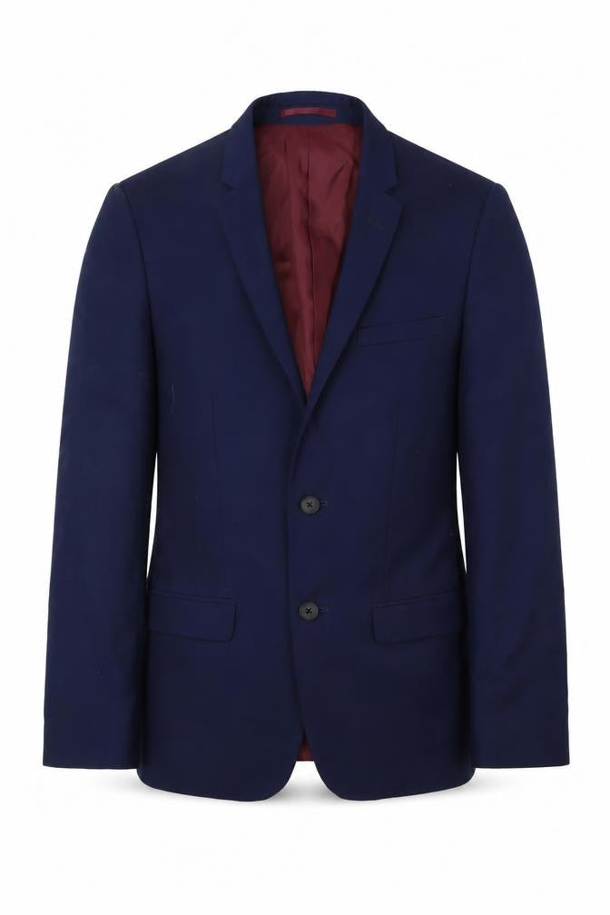 River Island Men's Blue Blazer 38R Casual Notch Lapel
