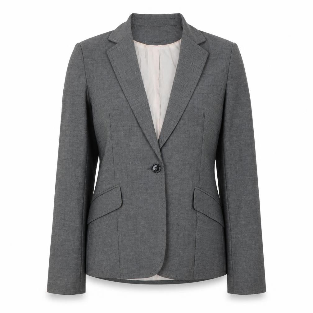 H&M Women's Grey Blazer, Size 10, Business Casual
