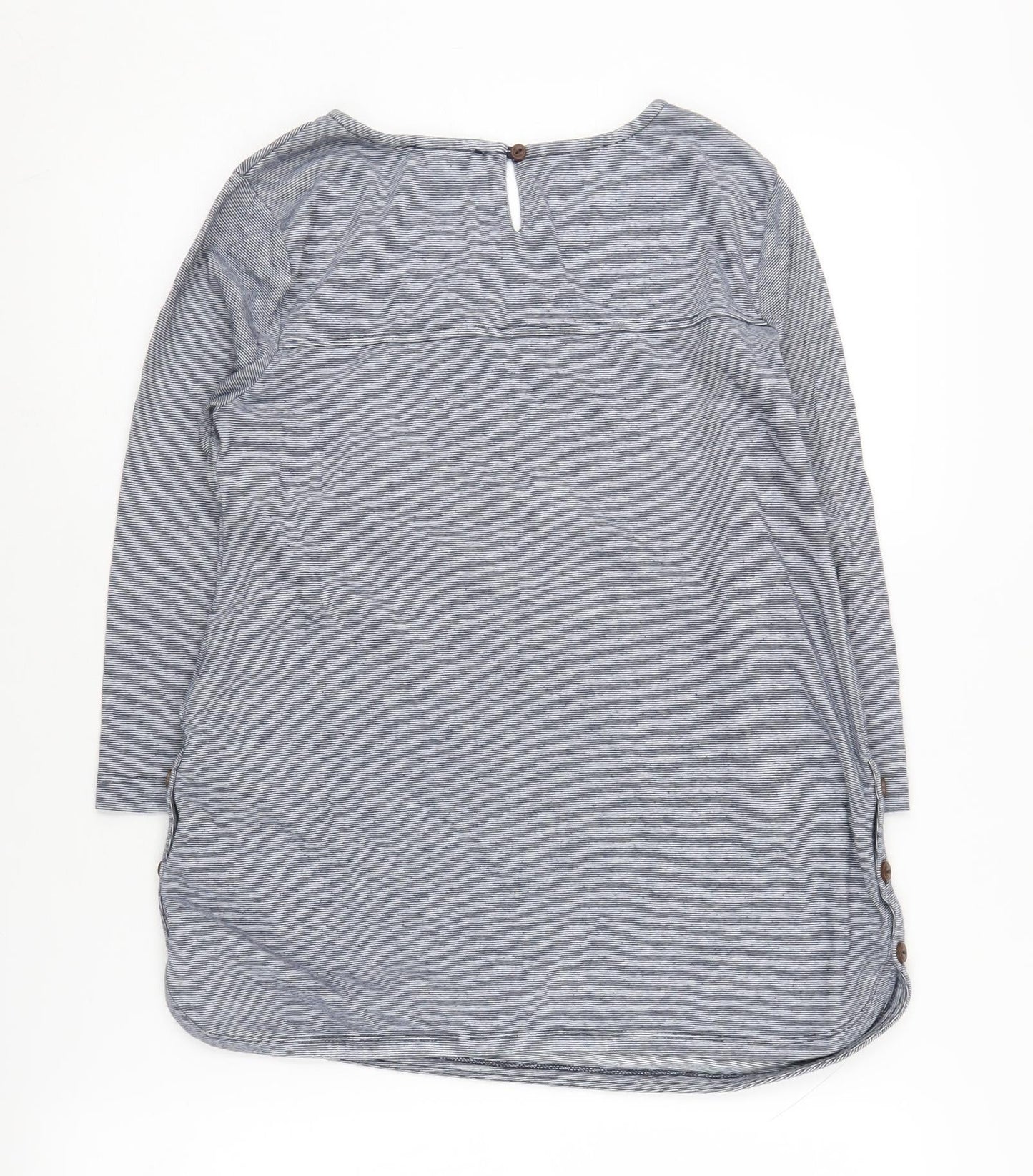 Fat Face Women's Blue Long Sleeve Top, UK 8