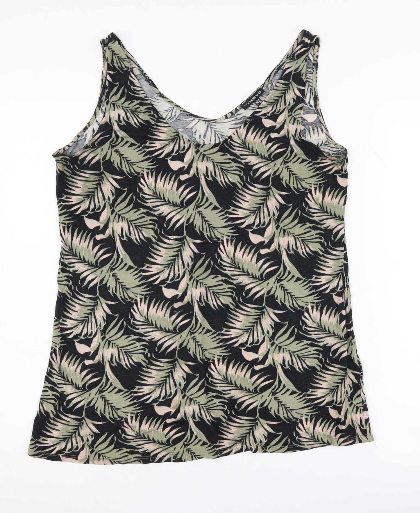 Warehouse Women's Multicoloured Camisole Tank Top Size 14