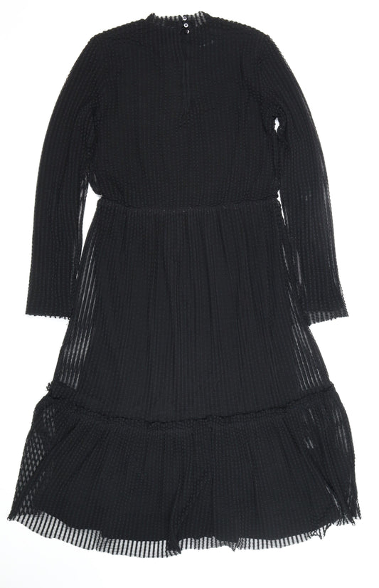 Minimum Women's Black Long Sleeve Dress Size 10