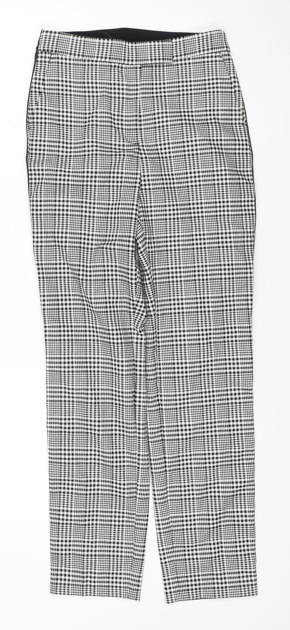 Marks and Spencer Women's Check Trousers Size 6